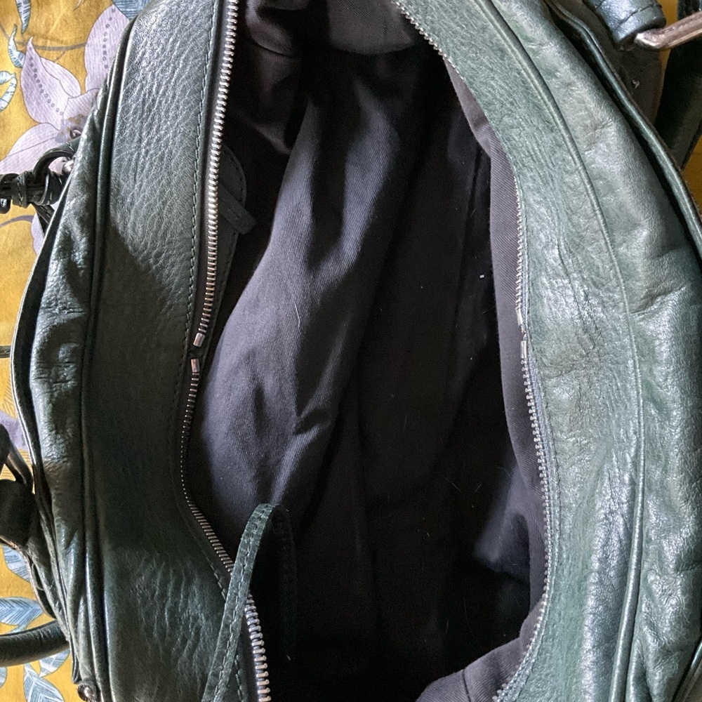 Chloe Dark Green Leather Shoulder Bag - Picture 8 of 8